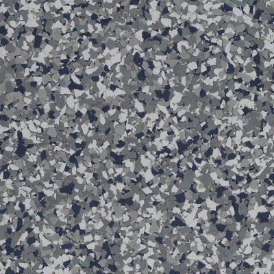Midcentury UV-resistant epoxy patio flake blend